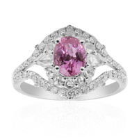 Pinkfarbener Saphir-Goldring (CIRARI)