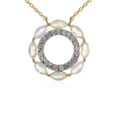 Welo-Opal-Silberhalskette