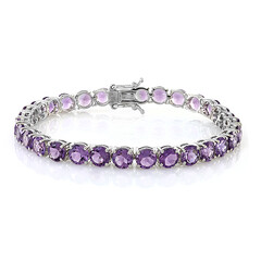 Azur-Quarz-Silberarmband