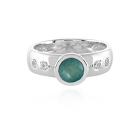Grandidierit-Herren-Silberring