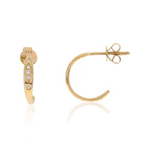 Lupenreiner (F) Brillant-Goldohrringe (LUCENT DIAMONDS)