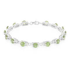 Russischer Apatit-Silberarmband