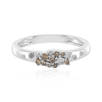 I3 Diamant-Silberring
