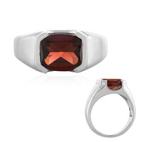 Indischer Granat-Silberring