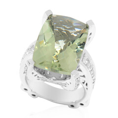 Grüner Amethyst-Silberring (Dallas Prince Designs)