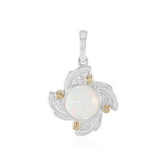 Welo-Opal-Silberanhänger mit Gold (Granulieren)
