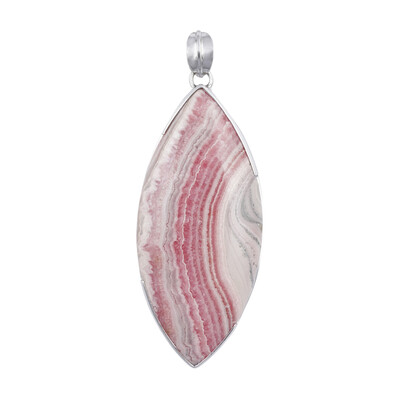 Rhodochrosit-Silberanhänger (Bali Barong)