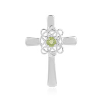 Peridot-Silberanhänger