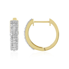I4 (J) Diamant-Goldohrringe