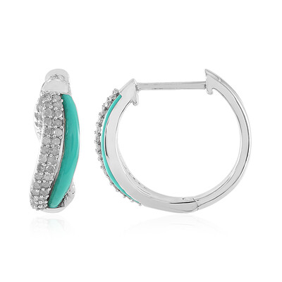 I3 (J) Diamant-Silberohrringe