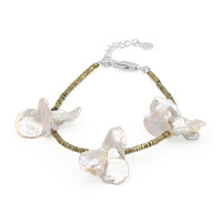 Keshi-Perlen-Silberarmband (TPC)