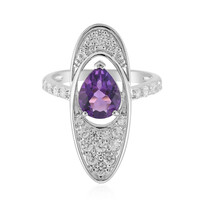 Sibirischer Amethyst-Silberring