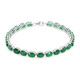 Sambia-Smaragd-Silberarmband