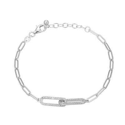 I3 (I) Diamant-Silberarmband