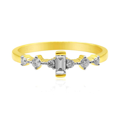 SI1 (G) Diamant-Goldring (Annette)