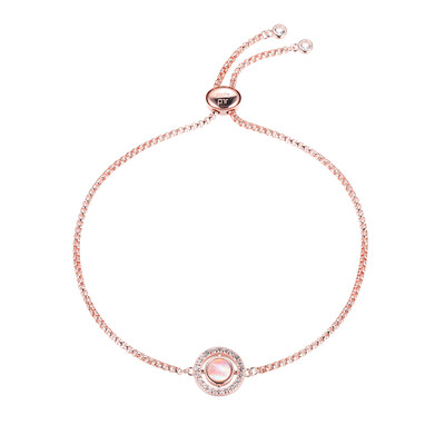 Perlmutt-Silberarmband