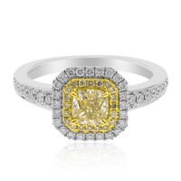 Gelber SI2 Diamant-Goldring (CIRARI)