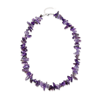 Amethyst-Silberhalskette