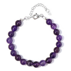Amethyst-Silberarmband
