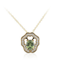 Madagaskar-Demantoid-Goldhalskette (de Melo)