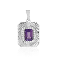 Sibirischer Amethyst-Silberanhänger