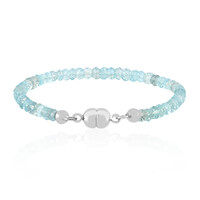 Schweizblauer Topas-Silberarmband