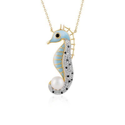 Süßwasserzuchtperlen-Silbercollier