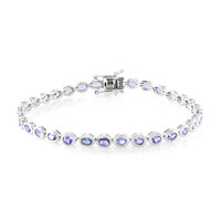 Tansanit-Silberarmband