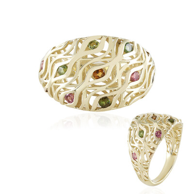 Turmalin-Goldring (Ornaments by de Melo)