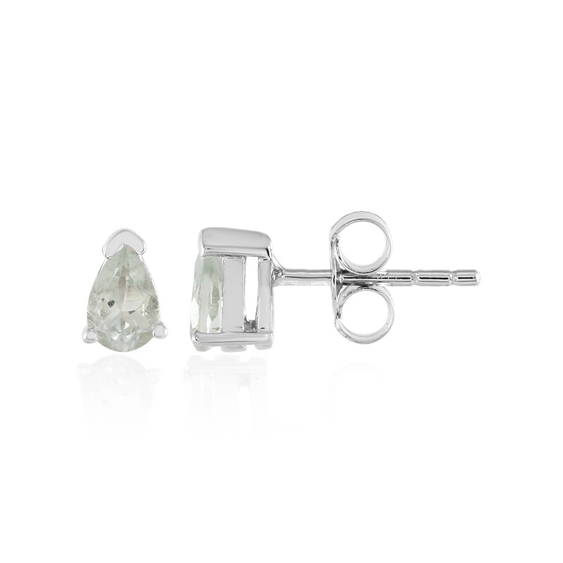 Klassische Trend Ige Grüne Amethyst Push Back Ohr Stecker Sterling Silber Liebha