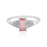 Pinkfarbener Turmalin-Silberring