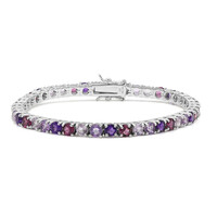 Edelstein-Silberarmband