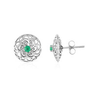 Brasilianischer Smaragd-Goldohrringe (Ornaments by de Melo)