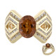 Oranger Turmalin-Goldring (de Melo)