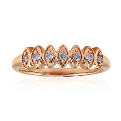 Pinkfarbener I3 Argyle-Brillant-Goldring (Mark Tremonti)