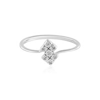 I2 (I) Diamant-Silberring