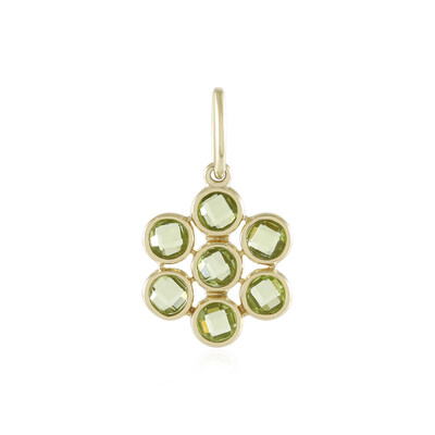 Peridot-Goldanhänger