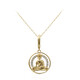 SI2 (H) Brillant-Goldhalskette (Smithsonian)