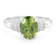 Kiwi-Topas-Silberring