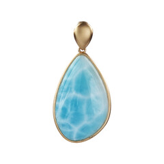 Larimar-Goldanhänger
