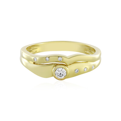 Lupenreiner (F) Brillant-Goldring (LUCENT DIAMONDS)