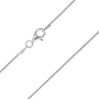 925er Silber-Zopfkette - 45 cm - 3,3 g