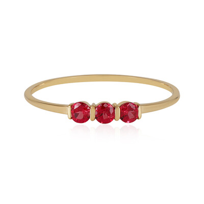 Edelroter Spinell-Goldring