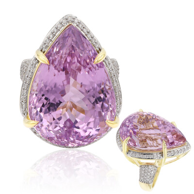 Patroke-Kunzit-Goldring