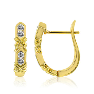 SI1 (G) Brillant-Goldohrringe (Annette)