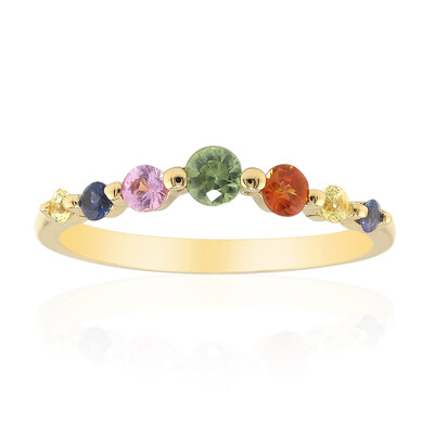 Saphir-Silberring