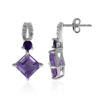 Amethyst-Silberohrringe