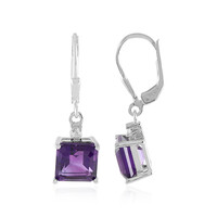 Amethyst-Silberohrringe