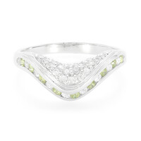 Demantoid-Silberring