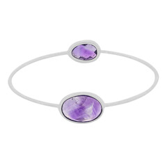 Amethyst-Silberarmreif